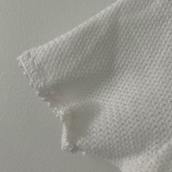 J. Crew Women's Short Sleeve Gold Button Sweater Lady Jacket L Large New - Picture 6 of 11